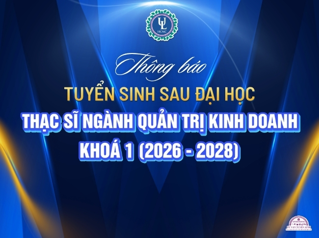 Thông báo Hello8888 tỷ lệ kèo World Cup 2026 đào tạo trình độ thạc sĩ ngành quản trị kinh doanh khóa 01 (2026 – 2028)